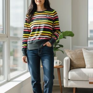 True Religion Striped Multicolor Women’s Sweater – Size S/P